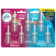 Glade PlugIns Scented Oil 7 Refills, Air Freshener, Vanilla Passion Fruit, 3 x 0.67 oz, and Aqua Waves, 4 x 0.67 oz