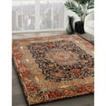 thumbnail image 3 of Ahgly Company Machine Washable Indoor Square Traditional Light Copper Gold Area Rugs, 4' Square, 3 of 7