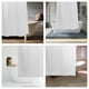 thumbnail image 4 of Cortina decorativa de baño de color liso, cortina de ducha colgante impermeable con ganchos, 4 of 8