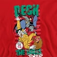 thumbnail image 2 of Batman The Animated Series Christmas Deck The Halls Unisex Adult Pull-Over Hoodie, 2 of 5