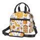 thumbnail image 1 of Fotbe Honey Bee Set Bolsa de Almuerzo con Estampado, Lonchera Aislada, Contenedores de Comida Reutilizables Tipo Cooler a Prueba de Fugas, 1 of 7