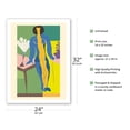 thumbnail image 2 of Zulma - From an Original Cut-Out Artwork by Henri Matisse c.1950 - Bamboo Fine Art 290gsm Paper Print (Unframed) 24x32in, 2 of 4