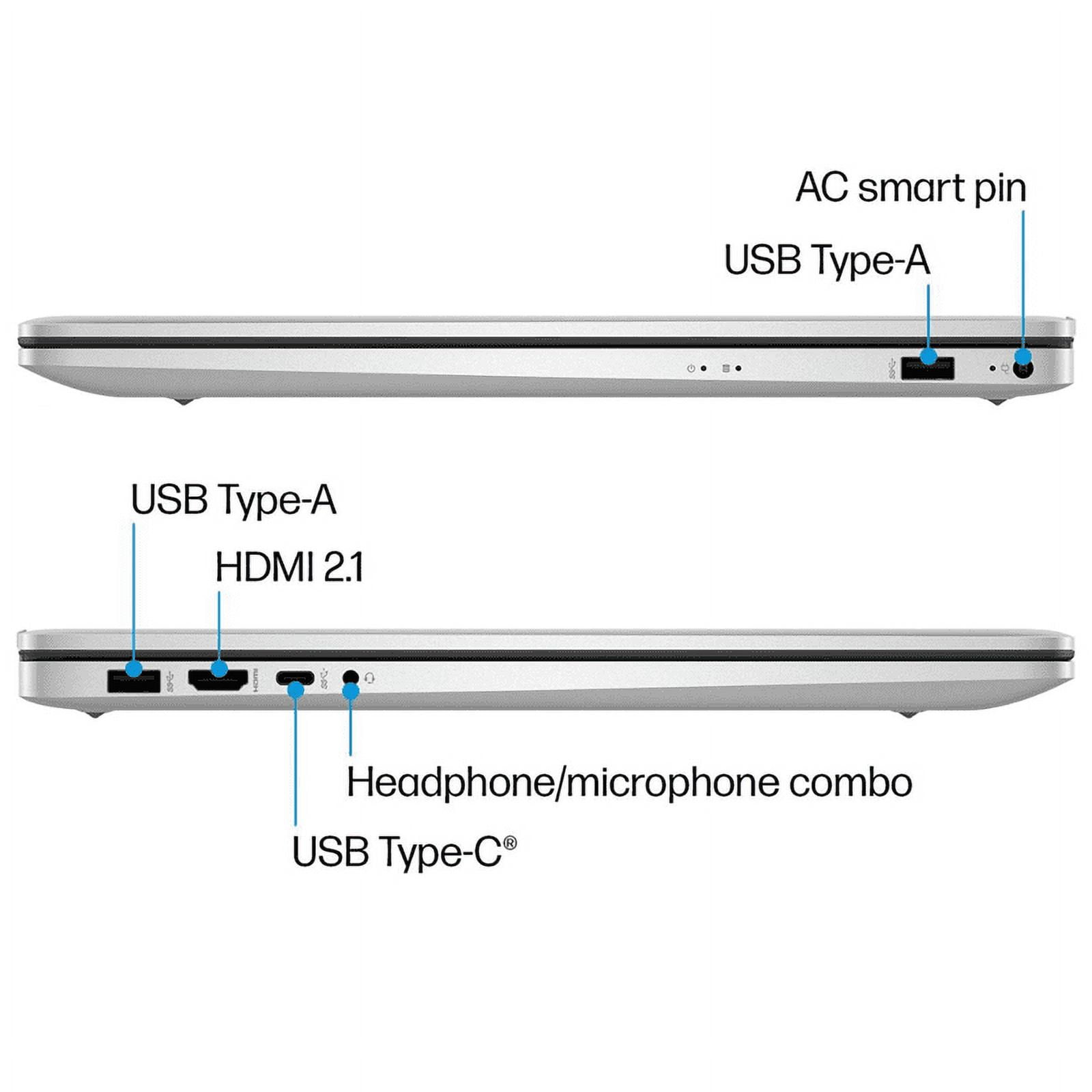 HP Newest Business Laptop, 17.3" FHD, Intel Core i3-1125G4, 32GB RAM, 2TB SSD, HDMI, Webcam, Wi-Fi 6, Windows 11 Home, Mouse Pad, Silver