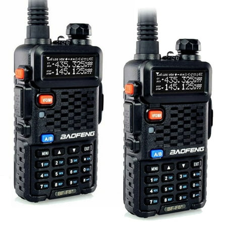 Zimtown Lot 2 Baofeng BF-F8+ Dual Band VHF/UHF 136-174MHz&400-520MHz Ham Radio
