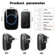 thumbnail image 4 of Self Powered Wireless DoorBell No Battery 2 Button 1 Receiver EU PLUG, 4 of 5