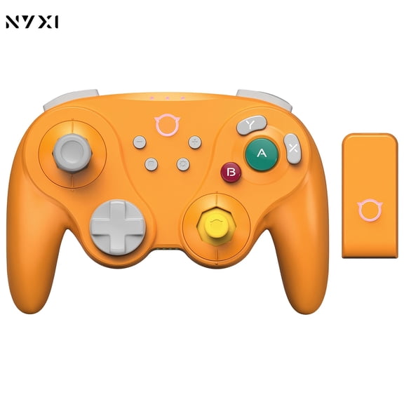 NYXI Wireless Switch Controller, Switch Pro Controller with Hall Effect Joystick/Trigger, RGB Lighting, 6-Axis Gyroscope, Programmable for Switch/NGC/Wii/PC