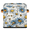 Multicolor 2, variant on CURLYOOT American Football Cube Storage Bin 11 Inch Fabric Storage Cube for Shelves Decorative Rugby Field Foldable Basket with Leather Handle for Closet Shelves Organizer
