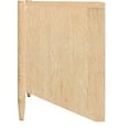 thumbnail image 6 of Maklaine Solid White Oak White Nightstand Rectangular 57 lbs, 6 of 15
