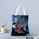 thumbnail image 2 of Ursula Bolso de tela con estampado de lienzo para mujer, bolsa de compras reutilizable y estética, con cremallera interior, regalo para mujer,40*40cm., 2 of 6
