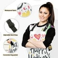 thumbnail image 2 of Happy Mother's Day Heart 5 Pcs Kitchen Set Heat Resistant Oven Mitts and Non-Slip Pot Holders with Adjustable Cooking Apron, 2 of 6