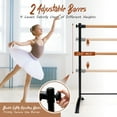 thumbnail image 5 of Gymax 4FT Portable Ballet Barre Freestanding Dance Bar Adjustable Height Kids Adults, 5 of 9