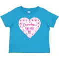 thumbnail image 3 of Inktastic Grandpa's Sweetie Pie with Pink Hearts Boys or Girls Baby T-Shirt, 3 of 5