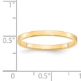 thumbnail image 2 of Finest Gold 14K Yellow Gold 2 mm LTW Flat Band, Size 9, 2 of 4