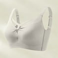 thumbnail image 6 of Seamless Bras for Women No Underwire Full Coverage Support No Steel Comfy Beautiful Back Daily Bras Everywear (36/80C, Beige), 6 of 6