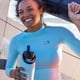 thumbnail image 3 of Botella de agua Hydro Flask Wide Flex Straw Cap 946ml Oat, 3 of 6