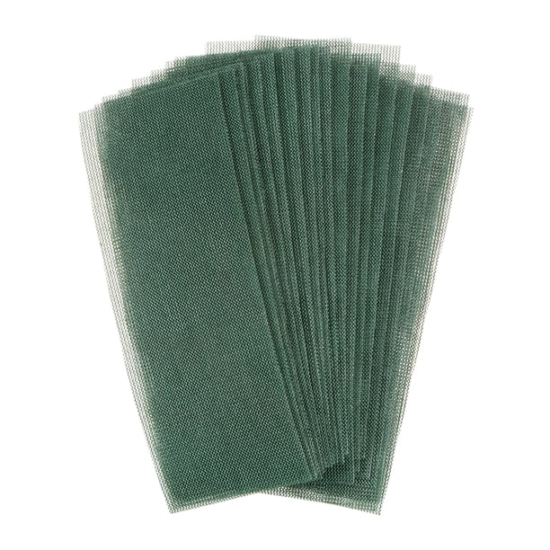 20 Piezas de Hojas de Malla de Lija de Grano 600 Unique Bargains 2-3/4' X 8'