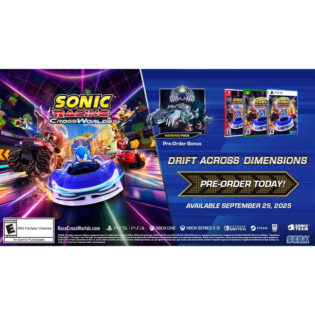 Sonic Racing: CrossWorlds (Nintendo Switch) - Walmart.ca
