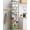 Black, variant on PETGLE Storage Shelves - 6 Tier Shelf Organizer, Sturdy Metal Garage Shelving with Adjustable Leveling Feet, Space-Saving Shelves Organizer for Pantry, Laundry, Kitchen (18" x 12" x 70", Black)