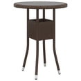 thumbnail image 3 of vidaXL Patio Dining Set 3 Piece Rattan Patio Conversation Set Poly Rattan, 3 of 7