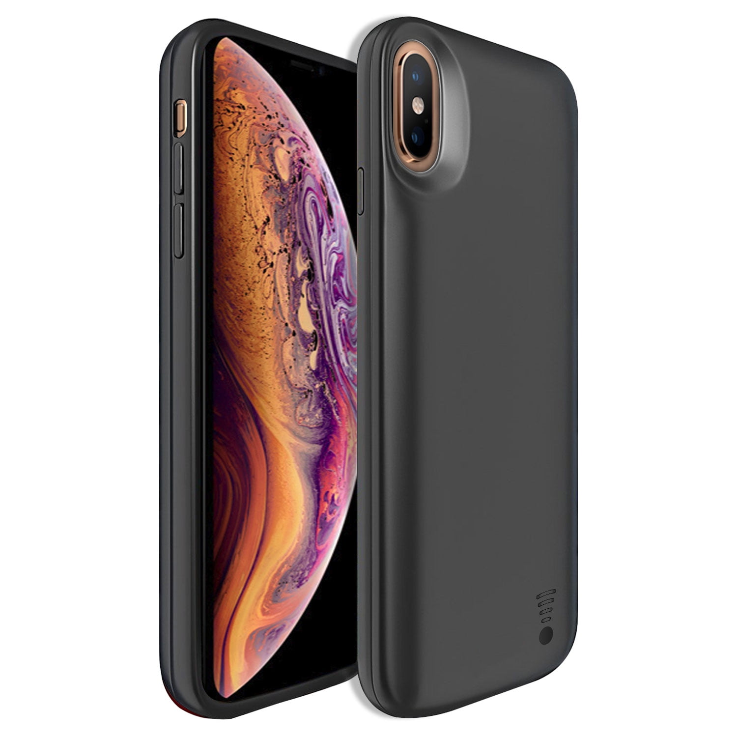 iPhone XS Max Battery Case, 6000mAh Rechargeable External Power Case