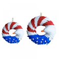 thumbnail image 2 of Eagle Wreaths Rustic American Flag Front Door Wreath Outdoor Indoor 4th July Hanging Ornament Wall Decor, 2 of 8