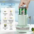 thumbnail image 4 of Cre-Heaven Electric Beverage Cup Cooler for Home/Office, Desktop Mini Fridge Quick Cooling Cup Drink Chiller for Beer Juice Milk, 4 of 6