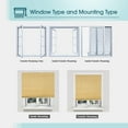 thumbnail image 5 of TJ Global Yes Bamboo Light Filtering Roman Shades, 0.1" x 64", 5 of 6