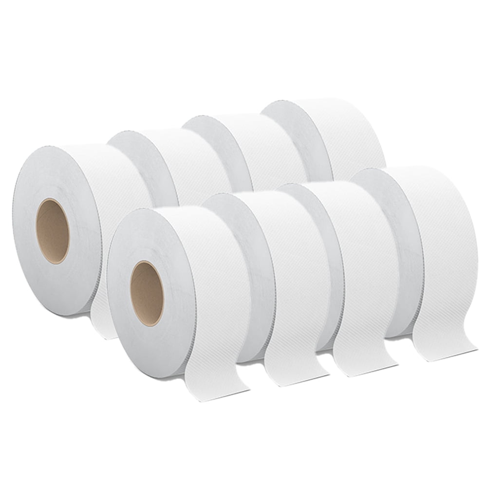 Select® Jumbo Toilet Paper Roll, White, 2-Ply, 8 Rolls/Case