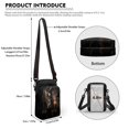 thumbnail image 6 of HELLHERO Horse Unisex Crossbody Bag Polyester Double Zipper Women Crossbody Bag for Outdoor Daily Use, 6 of 7