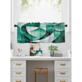thumbnail image 5 of Valances for Windows Abstract Stitching Rod Pocket Cafe Window Treatments Valance Curtains for Kitchen Bathroom Laundry Basement Windows 42"x18", 5 of 9