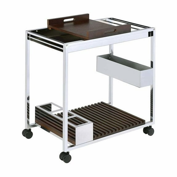 98420 Serving Cart - Chrome