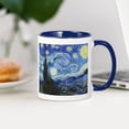 thumbnail image 3 of CafePress - The Starry Night By Vincent Van Gogh Mug - 11 oz Ceramic Mug - Novelty Coffee Tea Cup, 3 of 4