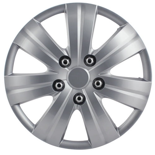 Matte Silver 7 Spoke 15 Inch Car Wheel Cover Wheel Cover For Car Tires