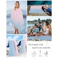 thumbnail image 5 of Pink Blue Ombre Beach Towels Oversized Super Absorbent, Pink Gradient Color Modern Abstract Art Lightweight Bath Towel Quick Dry Sets For Bathroom/Pool/Rv Camping/Beach Play/Gym Room/Picnic 31"x62", 5 of 8