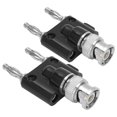 thumbnail image 4 of Conector banana de 2 vías conector banana a conector BNC Conectividad fuerte Conductividad eléctrica de 500 V para amplificador de potencia para altavoz ANGGREK Otros, 4 of 8