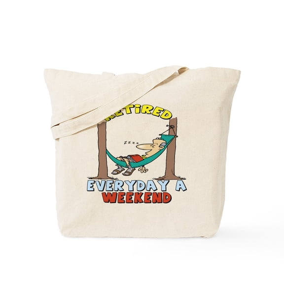 CafePress - Retirement Days Tote Bag - Unisex Canvas Tote Bag, Beige, 1-Piece
