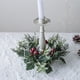thumbnail image 4 of Anillos de Vela Corona Centro de Mesa Hojas Artificiales Vegetación Candelabros Coronas para Mesa Xihbxyly Fiesta de Pascua Boda, 4 of 5