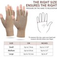 thumbnail image 4 of 2 Pairs Arthritis Compression Gloves, For Arthritis, Rheumatoid, Arthritis, Carpal Tunnel Pain, Compression Gloves For Arthritis For Women Men, Glov, 4 of 5