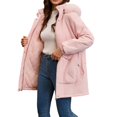 thumbnail image 5 of Women's Waterproof Parka Winter Outerwear Jacket Soft Warm Windbreak Snow Coat Long Down Alternative Puffer, 5 of 6