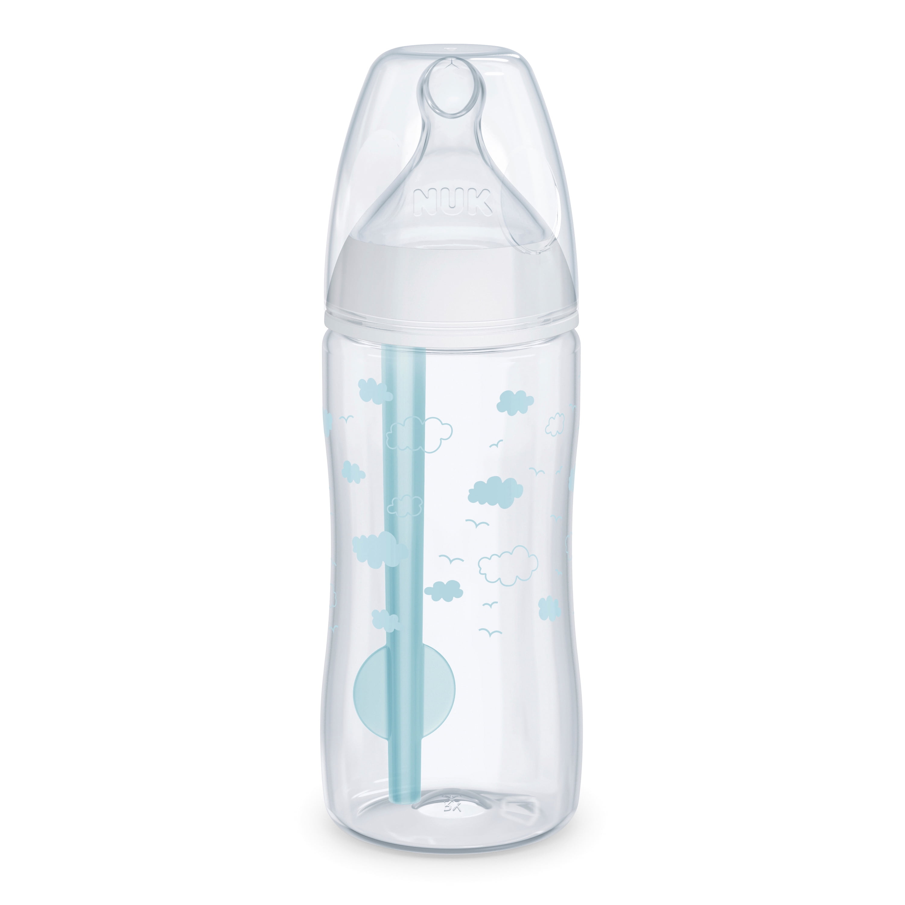 A Pink 0-3 Year Old Baby Standard Caliber Pp Milk Bottle With Handle  Anti-colic Bottle And Anti-suffocation Bottle