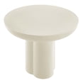 thumbnail image 3 of Caspian 40" Round Concrete Dining Table in White, 3 of 10