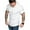 White, variant on Musuos Men Summer Hoodie Short Sleeve Solid Color Sweatshirt Hip Hop Pullover