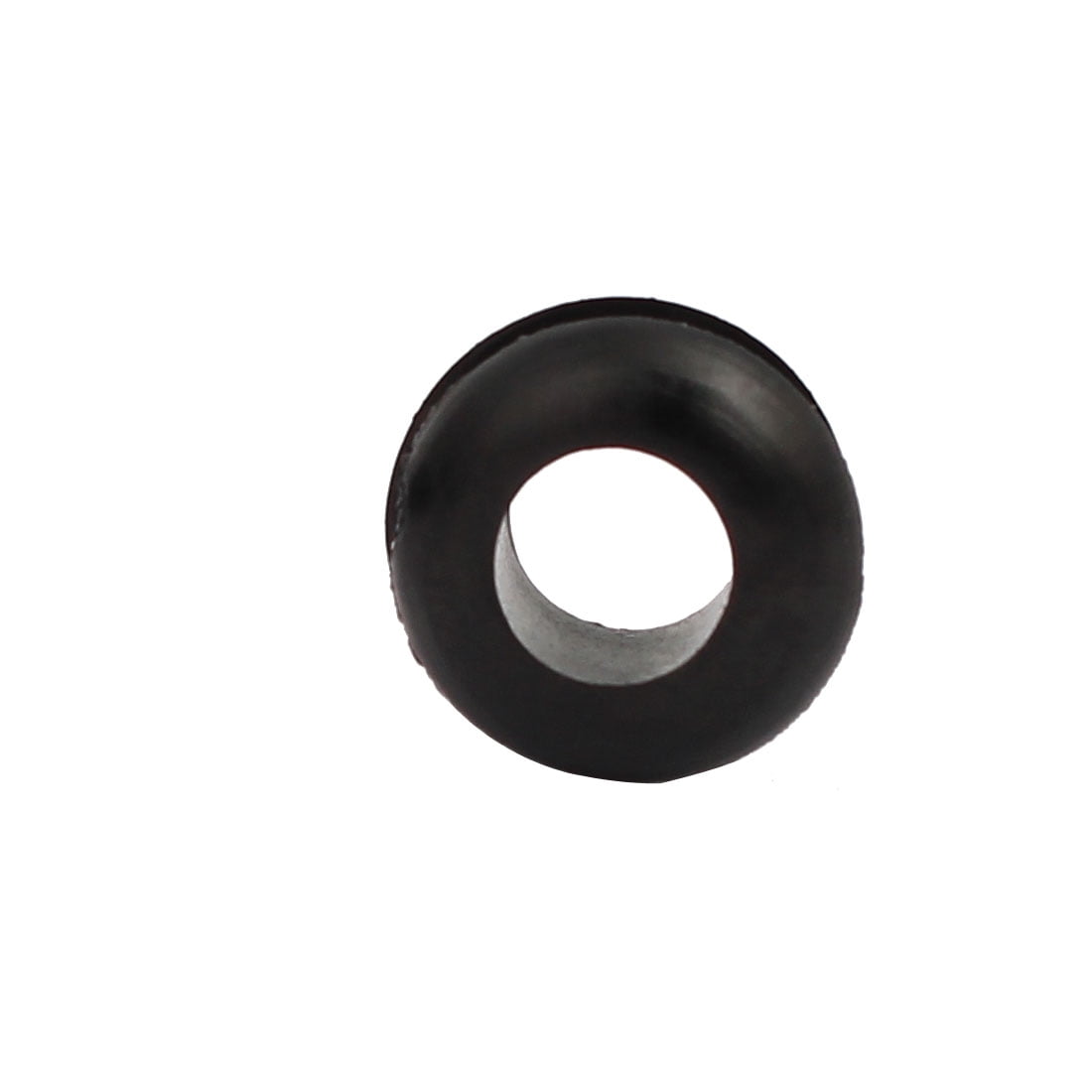 6mm Inner Dia Electrical Wire Cable Rubber Wiring Grommet Black 1000pcs