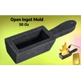 thumbnail image 2 of Ingot Mold With Handle 50 Oz Cast Iron Loaf Bar Melt Gold Copper Silver Scrap, 2 of 6