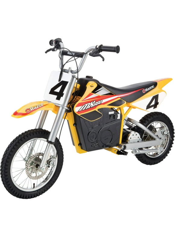 Razor MX650 Dirt Rocket 36V Electric Ride-on Dirt Bike Adult/Teen, Height 34" Product Weight 100 lb
