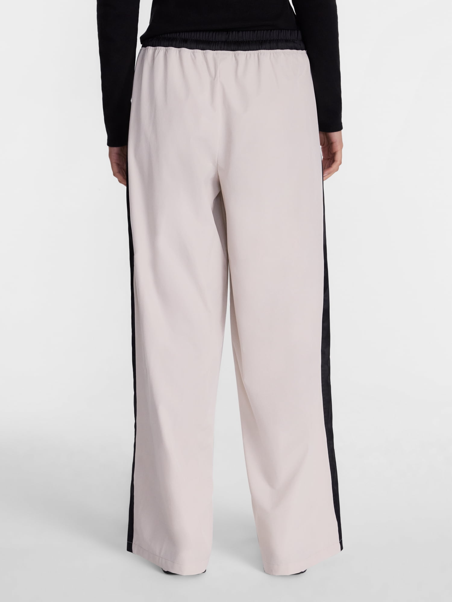 Avia Women's Color Blocked Wide Leg Pants, 29" Inseam, Sizes XS-XXL