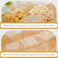thumbnail image 3 of HLONK 2 Clear Square Cubes Storage Boxes 10x10cm Wedding Candy Gift, 3 of 4