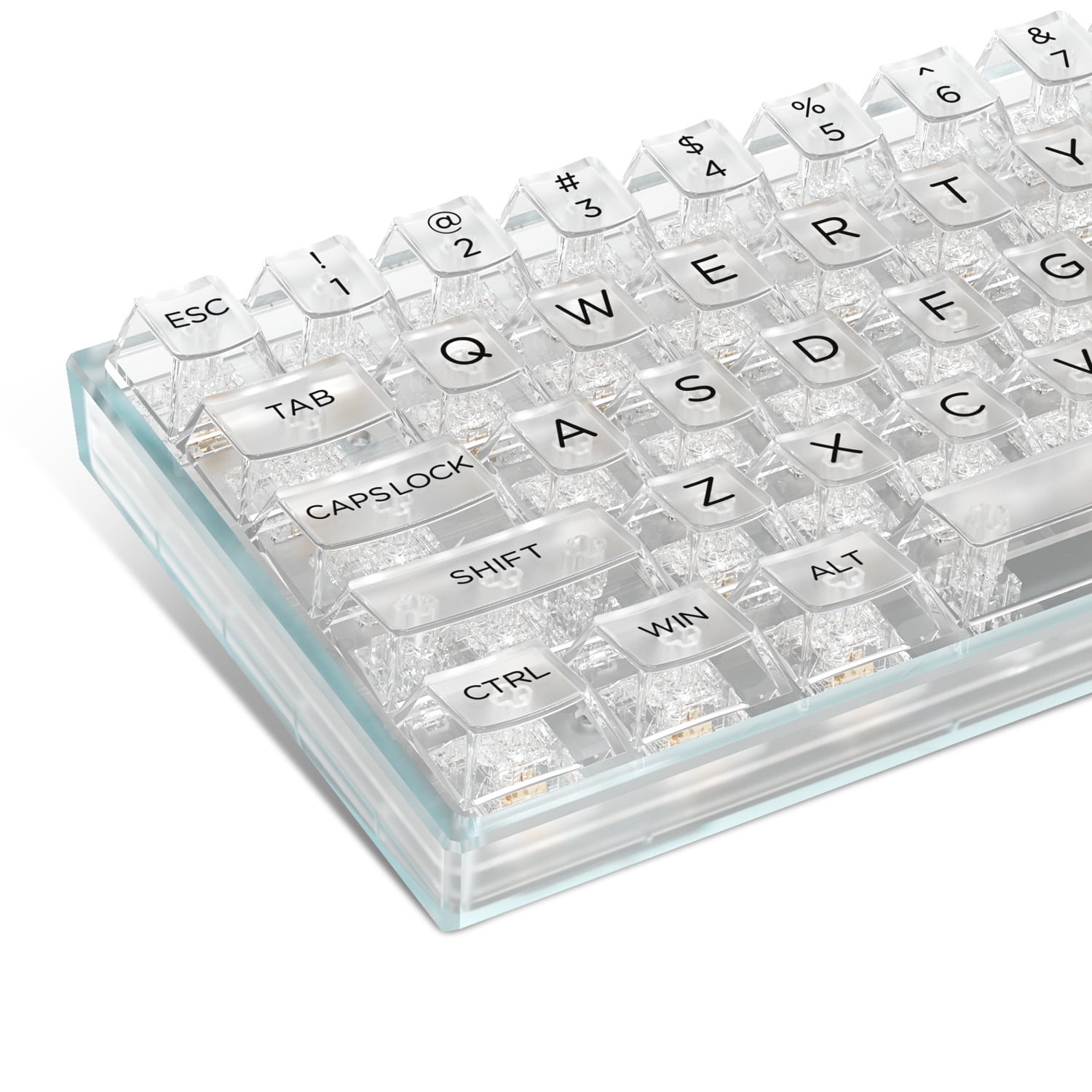 XVX Transparent Keycaps for Keyboard,Japanese Custom OSA Profile