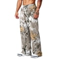 thumbnail image 4 of Camo Sweatpants for Men Baggy Joggers Open Bottom Pockets Elastic Waist Casual Athletic Lounge Pants, 4 of 6