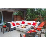 Fire Pit Essentials; Fire Glass 1/2 White Cloud Reflective, 10 Pounds